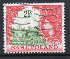 Basutoland 1961 Single 2½c Stamp From The Queen Elizabeth Definitive Set. - 1933-1964 Colonie Britannique