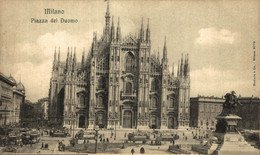 MILANO PIAZZA DEL DUOMO    Italia Italie Italien - Other & Unclassified