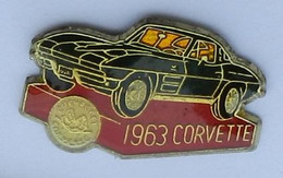 V242 Pin's Voiture Car CORVETTE 1963  Achat Immédiat - Corvette