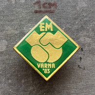 Badge Pin ZN010028 - Boxing European Championships Varna Bulgaria 1983 - Boxe