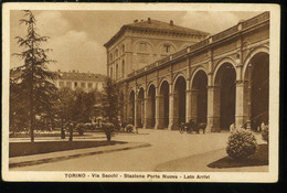 Torino Via Sacchi Stazione Porta Nuova Lato Arrivi  La Sovrana - Transport