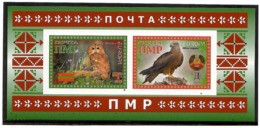 Moldova / PMR Transnistria  . EUROPA 2019. National Birds. (Arms,Flag) . Imperf. S/S - Moldavie