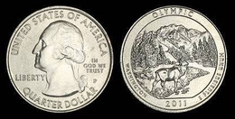 USA Quarter 1/4 Dollar 2011 P, Olympic - Washington, KM#496, Unc - 2010-...: National Parks