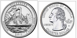 USA Quarter 1/4 Dollar 2011 P, Vicksburg - Mississippi, KM#497, Unc - 2010-...: National Parks