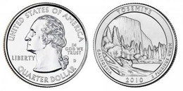 USA Quarter 1/4 Dollar 2010 P, Yosemite - California, KM#471, Unc - 2010-...: National Parks