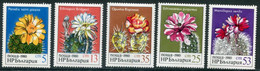 BULGARIA 1980 Cacti MNH / **.  Michel 2946-49 - Unused Stamps