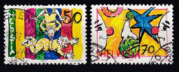 SCHWEIZ 1992  - ANKNr: 1489-1490 Tierdressuren - Cirque