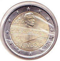 2 Euros Commémoratif 2016 : Luxembourg - Luxembourg