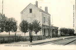 Chemilly Appoigny * La Gare N°9 * Ligne Chemin De Fer De L'yonne - Andere & Zonder Classificatie