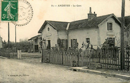 Andryes * La Gare * Le Passage à Niveau * Ligne Chemin De Fer De L'yonne * Attelage - Sonstige & Ohne Zuordnung