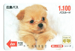 Titre De Transport Bus Card (Japon) : Chien - Mondo