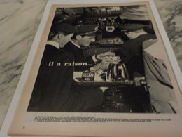 ANCIENNE PUBLICITE PILOTE ET CAFE NESCAFE 1957 - Manifesti