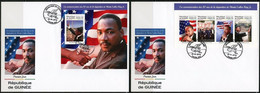 Guinea 2018, Martin Luther King, BF In FDC - Martin Luther King