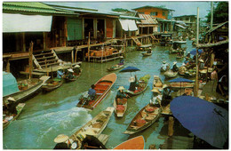 CPSM Thaïlande, The Floating Market - Thaïlande