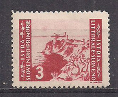 OCCUPAZIONE JUGOSLAVIA 1946 ISTRIA E LITORALE SLOVENO COLORI CAMBIATI SASS. 65 MLH VF - Yugoslavian Occ.: Slovenian Shore