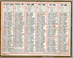 CALENDRIER GF 1934 - Sans Texte Et Sans Photo-image, édition Des P&T - Grand Format : 1921-40