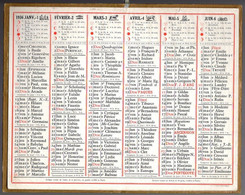 CALENDRIER GF 1936 - Sans Texte Et Sans Photo-image, édition Des P&T - Tamaño Grande : 1921-40