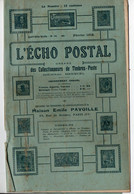 Revue L'ECHO POSTAL  N°24 De Février 1918 (M1888) - Frans (tot 1940)