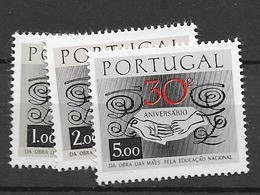 1968 MNH Portugal, Michel 1054-7 Postfris** - Neufs