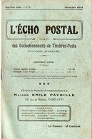 Revue L'ECHO POSTAL  N°29 Décembre 1918 (M1891) - Francés (hasta 1940)