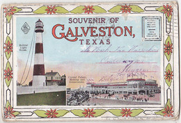 GALVESTON  TEXAS  LOT DE 10 CARTES POSTALES    RARE - Galveston