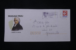 FRANCE  - Entier Postal Avec Illustration Pasquale Paoli, Voyagé En 2002  - L 92050 - Prêts-à-poster: TSC Et Repiquages Semi-officiels