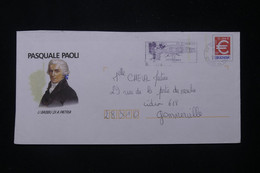 FRANCE  - Entier Postal Avec Illustration Pasquale Paoli, Voyagé En 2002  - L 92050 - PAP: TSC Und Halboffizielle Aufdrucke