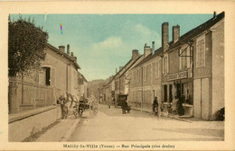 Mailly La Ville * La Rue Principale * épicerie économiques Troyens * Attelage - Sonstige & Ohne Zuordnung