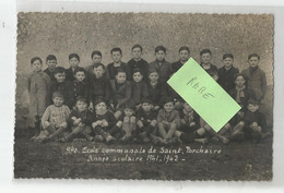 17 Saint St Porchaire école Communale 1941-1942 Carte Photo De Chantelauze De Niort - Other & Unclassified