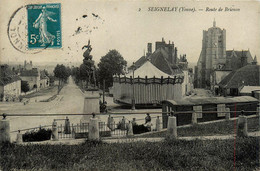 Seignelay * La Route De Brienon * Manège Carousel * Roulotte * Fête Forraine ? - Seignelay