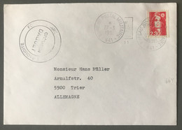 France Briat Sur Enveloppe 27.3.1991 - GUERRE DU GOLF - Cachet OPERATION DAGUET - (B3967) - 1961-....