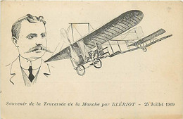 SOUVENIR DE LA TRAVERSEE DE LA MANCHE PAR BLERIOT LE 25 JUILLET 1909 - Piloten