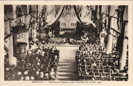 CPA XERTIGNY Interieur De L'Église Avant L'incende Du 18 Juin 1940 (151675) - Xertigny