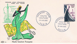 FRANCE F.D.C  N° 941.Haute Couture.P.J. 24.03.1953.Paris - 1950-1959