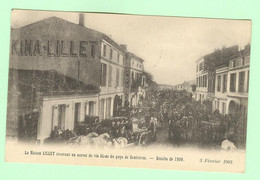 H584 - PODENSAC - Maison Lillet Recevant Un Convoi De Vin Blanc, Sauternes, Récolte De 1900 - Circulée 1904 - Sonstige Gemeinden