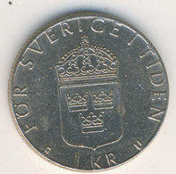 SVERIGE 1982: 1 Krona, KM 852a - Suède