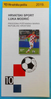 LUKA MODRIC - Croatia Post Postage Stamp Prospectus * FIFA WORLD CUP RUSSIA 2018 * Football Soccer Fussball Calcio - 2018 – Rusland