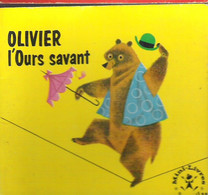 Mini-Livre Olivier L'Ours Savant Funambule Sur Corde Hachette 1964 N°30 - Disney