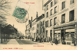 St Dié * La Rue D'hellieule * Hôtel Restaurant Billard - Saint Die