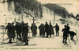 Gérardmer * Grande Semaine Du TCF * Avant Le Départ De La Course Militaire * Ski Sport D'hiver - Gerardmer