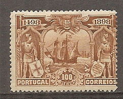 1898- Yv. N° 152  *  100r  Vasco De Gama  Cote  40 Euro  BE R 2 Scans - Ungebraucht