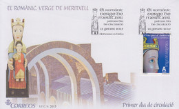 Enveloppe  FDC  1er  Jour    ANDORRA   Art  Roman   Notre  Dame  De  Meritxell   2015 - Other & Unclassified