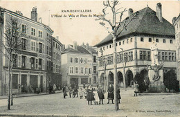 Rambervillers * La Place Du Marché Et Hôtel De Ville * Mairie - Rambervillers