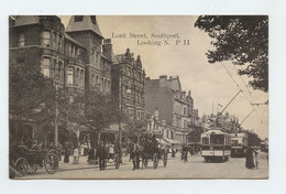 SOUTHPORT, Lord Street Looking N.  ( 2 Scans ) - Southport