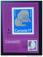 Main Rehabilitation Canada 1982 Toronto Carte Maximum Maxi Card Suede Sweden - Cartoline Illustrate Ufficiali (della Posta)