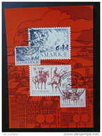 Cheval Horse Nordia 1981 Slania Carte Maximum Maxi Card Danemark Denmark - Maximumkarten (MC)