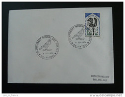 Oblitération Concordante Sur Lettre Postmark On Cover Fête Des Oiseaux Antibes Alpes Maritimes - Annullamenti & A. Meccaniche (pubblicitarie)
