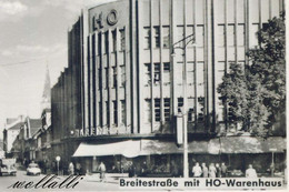 Rarität MB Stendal HO-Warenhaus Breitestraße Sanitätshaus A. Kurze Opitkermeister Braun Sperlingsplatz Winkelmannpl 1964 - Stendal