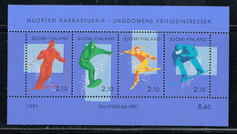 Finnland 1991 - " Youth Hobbies / Wintersport " ;   Mi. Block 8 Postfrisch / MNH / Neuf - Unused Stamps