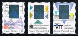 Finnland 1992 - " 150 Years Finnish Patents" ;   Mi. 1175 - 1177  Postfrisch / MNH / Neuf - Unused Stamps